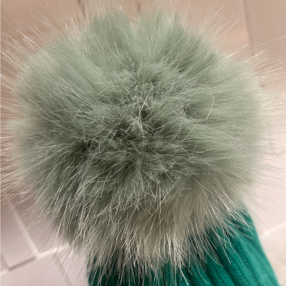 Moncler Wool Beanie with Pom Pom - Picture 2 of 6